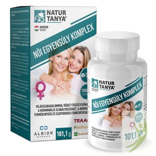 Natur Tanya® Női egyensúly komplex por (adagolókanállal) 101,1 g - inozitol, cink, szelén, folát, maca