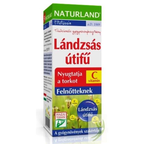 Naturland  Lándzsás útifű szirup C-vitaminnal Felnőtteknek 150 ml