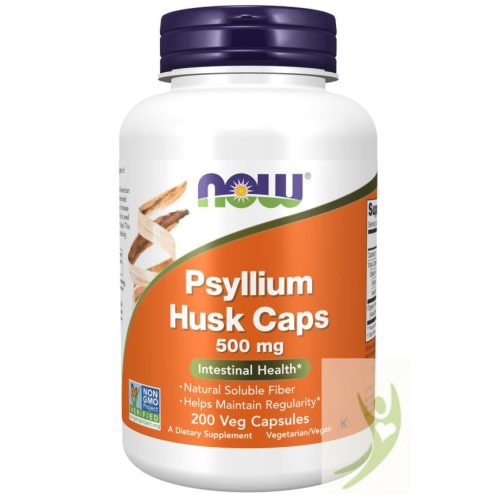 Now Psyllium Husk – Útifűmaghéj 500 mg 200 db
