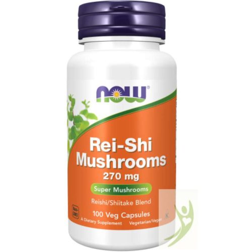 Now Rei-Shi Mushrooms (Reishi-Shiitake gomba) 270 mg 100 db