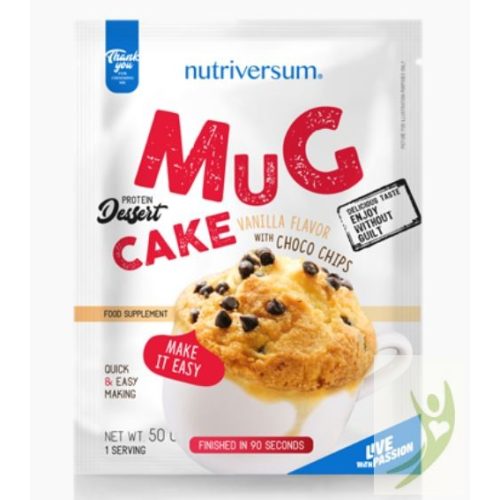 Nutriversum Dessert Mug Cake - Vanília-Étcsoki Protein bögrés süti 50 g