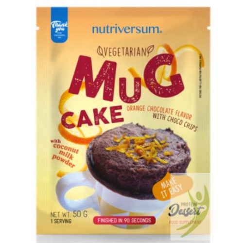 Nutriversum Dessert Mug Cake - Narancsos-csokoládé Protein bögrés süti 50 g