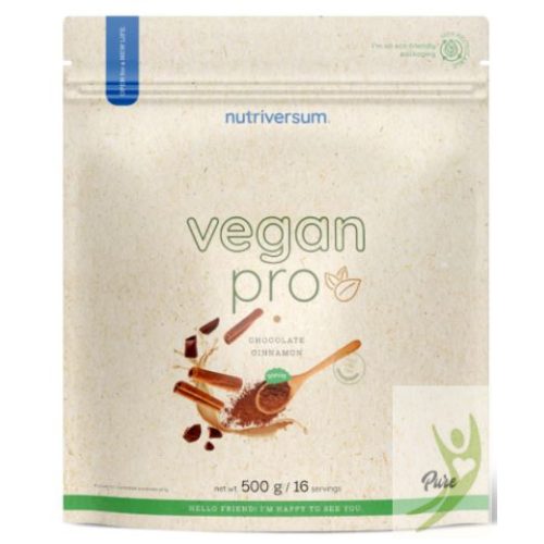 Nutriversum Vegan Pro CSOKOLÁDÉ-FAHÉJ steviaval 500 g