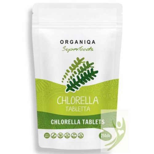 Organiqa Superfoods Bio Chlorella tabletta 500 mg 250 db