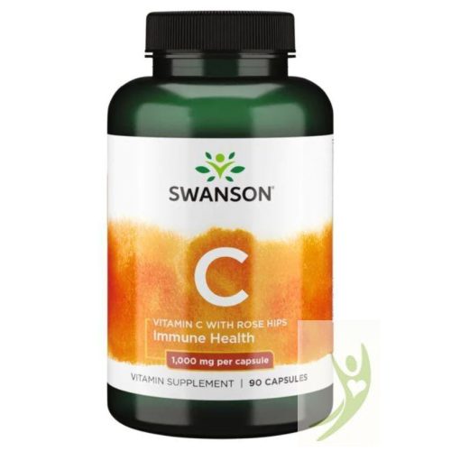 Swanson C-vitamin 1000 mg + csipkebogyó kivonat  90 db