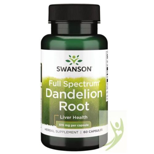 Swanson Dandelion Root Full Spectrum - Gyermekláncfű 515 mg 60 db