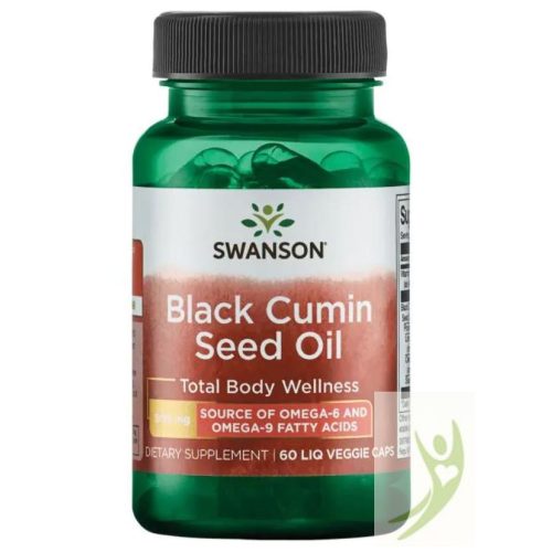 Swanson Black Cumin Seed oil - Fekete köménymag olaj 500 mg 60 db